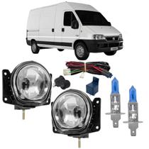 Kit farol milha fiat ducato 2005 ate 2017 e super branca