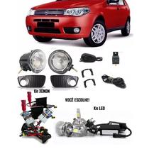 Kit Farol Milha Fiat Palio e Siena Fire Celebration 2004 à 2011 + Xenon ou LED