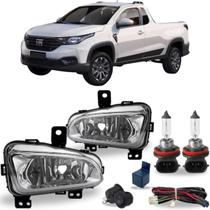 Kit farol milha fiat strada 2020 21 22 23 2024 com lampadas Kit farol milha fiat strada 2020 21 22 23 2024 com lampadas