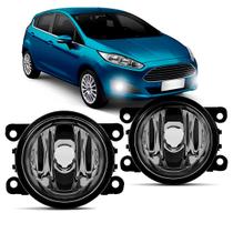 Kit Farol Milha Ford New Fiesta Hatch 2013/2016 Lente Vidro