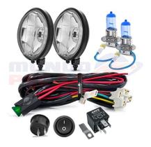 Kit Farol Milha Fusca Brasilia Kombi Gaiola Buggy Caminhão