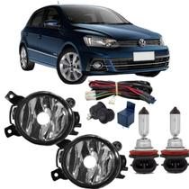 Kit farol milha gol g7 2016 2017 2018 lampadas halogenas