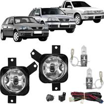 Kit farol milha gol parati saveiro g3 1999 a 2005 + lâmpadas Kit farol milha gol parati saveiro g3 1999 a 2005 + lâmpadas