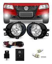 Kit Farol Milha Gol Parati Saveiro G4 2005 A 2008 + par de pingo t10 5050 5 leds