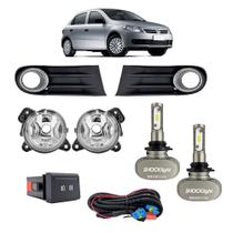 Kit Farol Milha Gol Saveiro Voyage G5 09/13 + UltraLed HB4