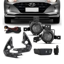 Kit Farol Milha Hb20 2020 2021 2022 Botao Original