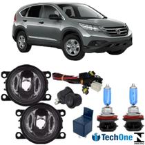 KIT Farol Milha Honda Crv 2012 a 2015 Super Branca