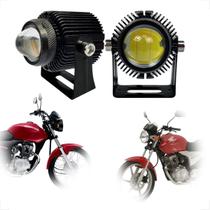 Kit Farol Milha Led F009 Honda CG 150 Titan 2000 2001 2002 2003 2004 2005 2006 2007 2008 até 2019