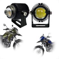 Kit Farol Milha Led F009 Moto Honda XRE 190 2016 2017 2018 2019 2020 2021 2022 2023 2024