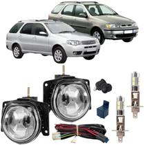 Kit farol milha led fiat palio weekend adv g2 g3 vidro Kit farol milha led fiat palio weekend adv g2 g3 vidro