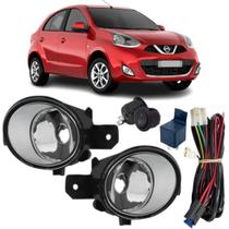 Kit farol milha march 2011 2012 2013 2014 2015 2016 2017