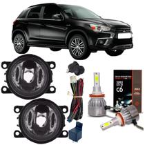 Kit farol milha mitsubishi asx 2011 a 2020 super led