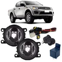 Kit farol milha mitsubishi l200 triton 2005 a 2016