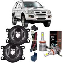 Kit farol milha mitsubishi pajero 2007 a 2015 nc super led