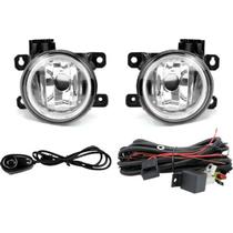 Kit Farol Milha Mobi 2016 Argo Cronos 2017 Botao Modelo Universal