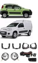 Kit Farol Milha Neb Uno Vivace Fiorino Ducato Strada Working
