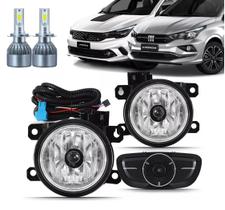 Kit Farol Milha Neblina Auxiliar Argo Cronos 2017 2018 2019 2020 2021 2023 2024 2025 + lâmpada de Led Kit Farol Milha Neblina Auxiliar Argo Cronos 2017 2018 2019 2020 2021 2023 2024 2025 + lâmpada de Led