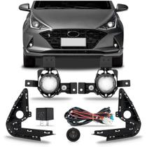 Kit Farol Milha Neblina Auxiliar Hb20 2020 2021 Hatch Sedan
