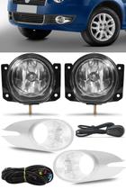 Kit Farol Milha Neblina Fiat Palio Elx 2008 À 2011 Botão