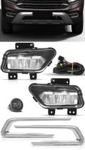 Kit Farol Milha Neblina Fiat Toro 2022 Em Diante Farol Led