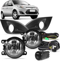 Kit Farol Milha Neblina Fiesta Botão Original 2012 2013 2014 Lâmpadas