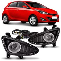 Kit Farol Milha Neblina Hb20/ Hb20s Molduras Botão Modelo Original