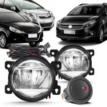 Kit Farol Milha Neblina LED JAC J2 J3 J6 2012 2013 2015 2016