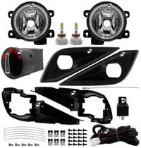 Kit Farol Milha Neblina Novo Polo Track 2023 em Diante ShockLight + Kit Lâmpada Super LED 6000K