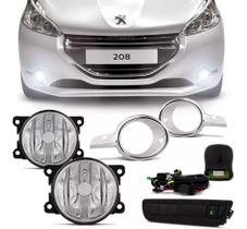 Kit Farol Milha Neblina Peugeot 208 2012 2013 2014 2015 2016