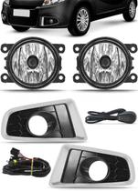 Kit Farol Milha Neblina Renault Sandero 2011 À 2014 Moldura Kit Farol Milha Neblina Renault Sandero 2011 À 2014 Moldura