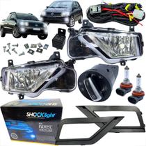 Kit farol milha neblina volkswagen saveiro gol e voyage g7 g8 de 2017 à 2022 botão red. modelo ori Kit farol milha neblina volkswagen saveiro gol e voyage g7 g8 de 2017 à 2022 botão red. modelo ori