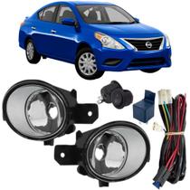 Kit farol milha nissa versa 2011 12 13 14 15 2016 2017 2018