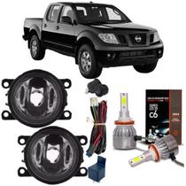 Kit farol milha nissan frontier 2007 a 2015 super led