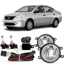 Kit Farol Milha Nissan Versa 2011 2012 2013 2014 2015 á 2020