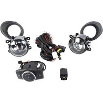 Kit Farol Milha Novo Ka 2015 A 2018 Botao Modelo Original Com Grade Preta