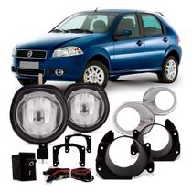 Kit Farol Milha Palio Siena El G4 2008 2009 2010 2011 2012 Copo Cromado Kit Farol Milha Palio Siena El G4 2008 2009 2010 2011 2012 Copo Cromado