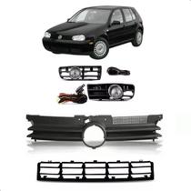 Kit Farol Milha para Golf 1999 A 2005 Com Kit de Grades
