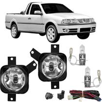 Kit farol milha saveiro g3 1999 00 01 02 03 04 05 + lâmpadas Kit farol milha saveiro g3 1999 00 01 02 03 04 05 + lâmpadas
