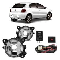 Kit Faról Milha Saveiro G6 2013 em diante Sem Grade Botão Original SL-261010 - Shocklight Kit Faról Milha Saveiro G6 2013 em diante Sem Grade Botão Original SL-261010 - Shocklight