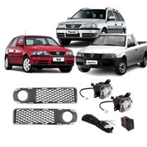 Kit Farol Milha Shocklight Gol/Parati/Saveiro G3 99/02 Encaixe H3 Até 55W SL-260110