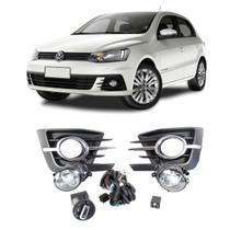 Kit Faról Milha Shocklight Gol / Voyage G7 2016 em diante com grade Cromada Botão redondo Original Cromado SL-262410CR Kit Faról Milha Shocklight Gol / Voyage G7 2016 em diante com grade Cromada Botão redondo Original Cromado SL-262410CR