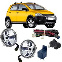 Kit farol milha superior crossfox 2003 a 2008 Kit farol milha superior crossfox 2003 a 2008