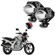 Kit Farol Milha U5 Mini Moto Honda CBX 250 Twister 2001 2002 2003 2004 2005 2006 2007 2008