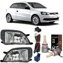 Kit farol milha volkswagen gol g6 2012 13 2014 15 2016 + led