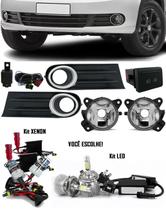 Kit Farol Milha Vw Gol Voyage Saveiro G5 2009 à 2013 + Xenon ou LED - Suns / Zapos / Tiger