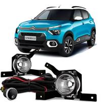 Kit Farol Neblina Milha Auxiliar Citroen C3 2023 2024 2025 Kit Farol Neblina Milha Auxiliar Citroen C3 2023 2024 2025