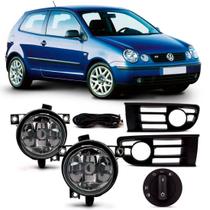 Kit Farol Neblina Milha Auxiliar Polo 2003 2004 2005 2006 Com Grade Kit Farol Neblina Milha Auxiliar Polo 2003 2004 2005 2006 Com Grade
