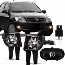 Kit Farol Neblina Milha Celta Prisma 2007 até 2011 Kit Farol Neblina Milha Celta Prisma 2007 até 2011