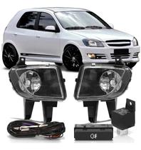Kit Farol Neblina Milha Celta Prisma 2012 2013 2014 2015 Botão Original Kit Farol Neblina Milha Celta Prisma 2012 2013 2014 2015 Botão Original
