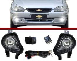 Kit Farol Neblina Milha Chevrolet Corsa Classic 2003 até 2011 - Suits